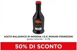 Alì Supermercati Aceto balsamico di modena i.g.p. MONARI FEDERZONI offerta