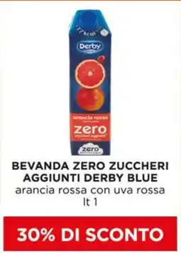 Alì Supermercati Bevanda zero zuccheri aggiunti DERBY BLUE offerta