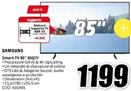MediaWorld SAMSUNG Smart TV 85" 85Q7F offerta