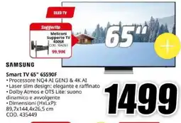 MediaWorld SAMSUNG Smart TV 65" 65590F offerta