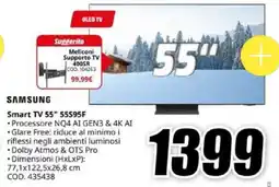 MediaWorld SAMSUNG Smart TV 55" 55595F offerta
