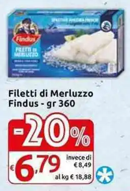 Carrefour Express Filetti di Merluzzo Findus offerta