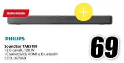 MediaWorld PHILIPS Soundbar TAB5109 offerta