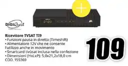 MediaWorld DIGIQuest Ricevitore TVSAT T19 offerta