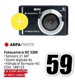MediaWorld AGFAPHOTO Fotocamera DC 5200 offerta