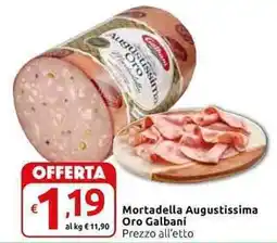 Carrefour Express Mortadella Augustissima Oro Galbani offerta