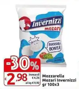 Carrefour Express Mozzarella Mozari Invernizzi offerta