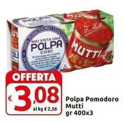 Carrefour Express Polpa Pomodoro Mutti offerta