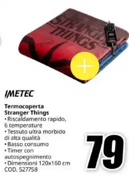 MediaWorld IMETEC Termocoperta Stranger Things offerta