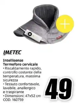 MediaWorld IMETEC Intellisense Termoforo cervicale offerta