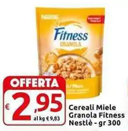 Carrefour Express Cereali Miele Granola Fitness Nestlé offerta