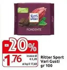 Carrefour Express Ritter Sport offerta