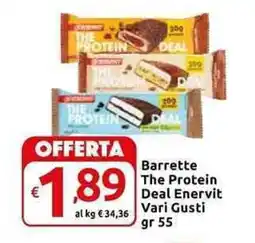Carrefour Express Barrette The Protein Deal Enervit offerta
