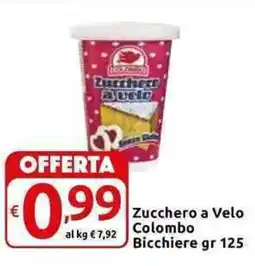 Carrefour Express Zucchero a Velo Colombo Bicchiere offerta