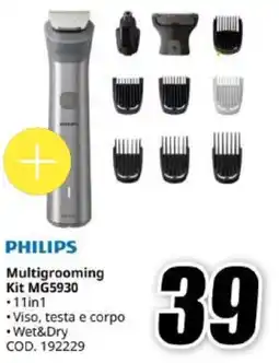 MediaWorld PHILIPS Multigrooming Kit MG5930 offerta