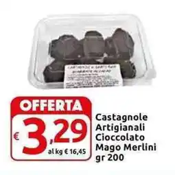 Carrefour Express Castagnole Artigianali Cioccolato Mago Merlini offerta