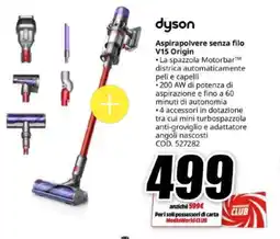 MediaWorld dyson Aspirapolvere senza filo V15 Origin offerta