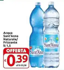 Carrefour Express Acqua Sant'Anna Naturale/ Frizzante offerta