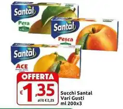 Carrefour Express Succhi Santal offerta