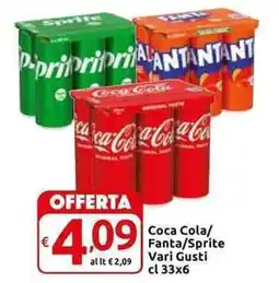 Carrefour Express Coca Cola/ Fanta/Sprite offerta