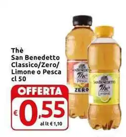 Carrefour Express Thè San Benedetto Classico/Zero/ Limone o Pesca offerta