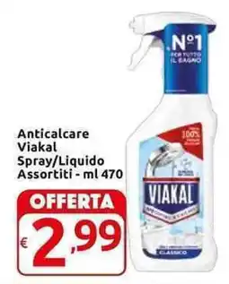 Carrefour Express Anticalcare Viakal Spray/Liquido Assortiti offerta