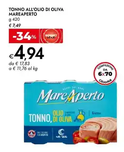Bennet Tonno all'olio di oliva MAREAPERTO offerta