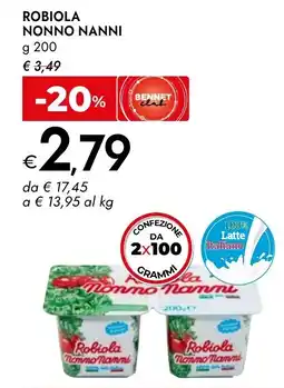 Bennet Robiola NONNO NANNI offerta