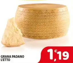 Mio Market Grana padano l'etto offerta