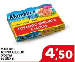 Mio Market Mareblu tonno all'olio d'oliva offerta