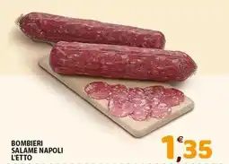 Mio Market Bombieri salame napoli l'etto offerta