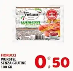 Mio Market Fiorucci wurstel senza glutine offerta