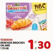 Mio Market Teneroni merenda brioches salame offerta