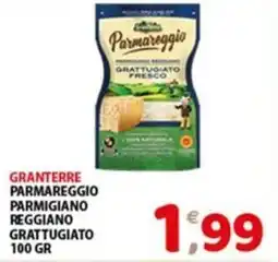 Mio Market Granterre parmareggio parmigiano reggiano grattugiato offerta