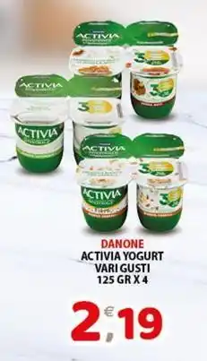 Mio Market Danone activia yogurt offerta