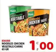 Mio Market Knorr noodles chicken vegetale/carne offerta