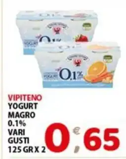 Mio Market Vipiteno yogurt magro 0.1% offerta