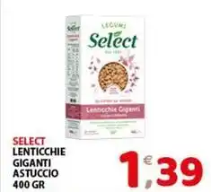 Mio Market Select lenticchie giganti astuccio offerta