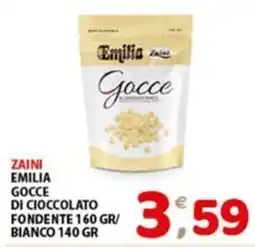Mio Market Zaini emilia gocce di cioccolato fondente / bianco offerta