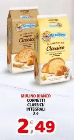 Mio Market Mulino bianco cornetti classici/ integrali x6 offerta