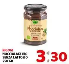 Mio Market Rigoni nocciolata bio senza lattosio offerta
