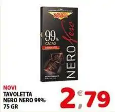 Mio Market Novi tavoletta nero nero 99% offerta
