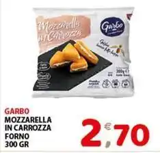 Mio Market Garbo mozzarella in carrozza forno offerta