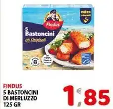 Mio Market Findus 5 bastoncini di merluzzo offerta