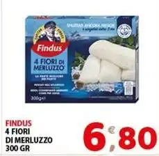 Mio Market Findus 4 fiori di merluzzo offerta