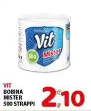 Mio Market Vit bobina mister 500 strappi offerta