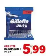 Mio Market Gillette rasoio blu ii 20 pz offerta