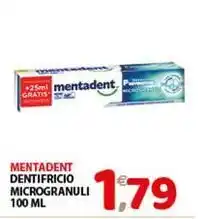 Mio Market Mentadent dentifricio microgranuli offerta