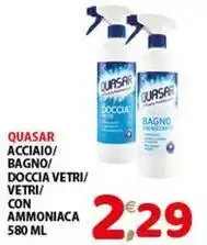 Mio Market Quasar acciaio/ bagno/ doccia vetri/ vetri/ con ammoniaca offerta