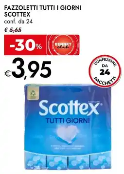 Bennet Fazzoletti tutti i giorni SCOTTEX offerta
